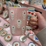 ChagoArt - Ceramic Coffee Mug-Handmade Coffee Cups-Tea Drinking Cups