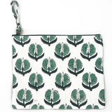 Anju Jewelry - Block-Printed Canvas Zipper Pouch
