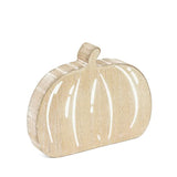 Adams & Co. - 60296 - 5x4 wood chunky shape PUMPKIN FALL AUTUMN Decor