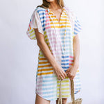 Sunshine Tienda - Colorful Stripe Cove Dress