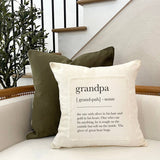 Second Nature by Hand - Grandpa definition MS Natural Pillow Shell