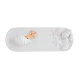 Seashell toothpick tray set