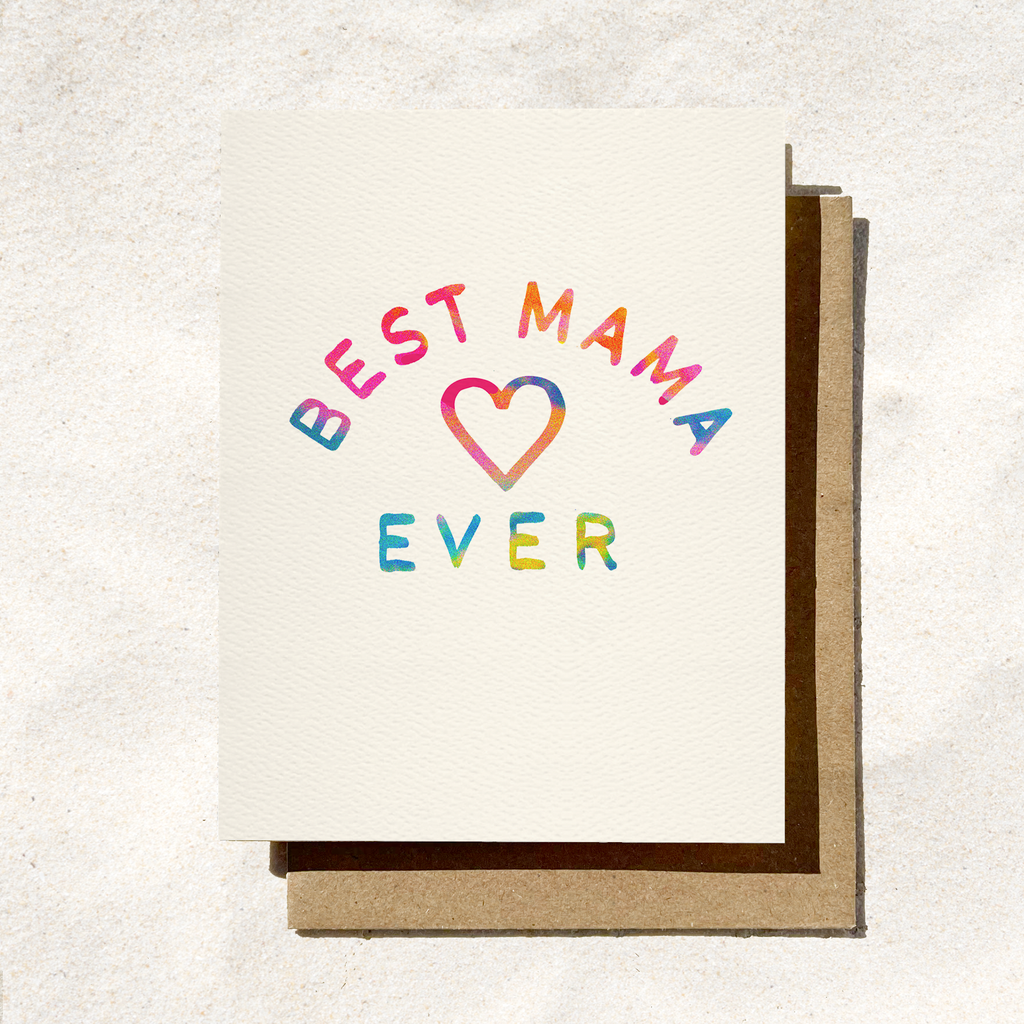 Daydream Prints - Best Mama Ever Card | Mother’s Day Card | Simple Mom Card