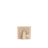 Adams & Co. - 11848 - 6x6x1 wood photo frame (SCALLOP) ntrl/wh (4x4) pic