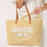 Shiraleah - "BRIDE" SHELL TOTE,NATURAL