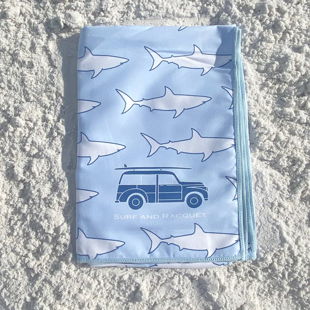 Surf and Racquet - Shark Quick Dry Towel