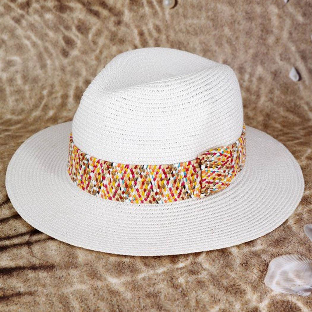 3AM BY H&D ACCESSORIES - MULTI COLOR STRAWBAND STRAW HAT