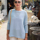 MERSEA - Catalina Cotton Pointelle Sweater