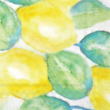 Boston International - Paper Cocktail Napkin 20 Ct Lemon Verbena Mangiacotti