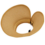 Pack and Go Paper Straw Wide Roll-Up Sun Hat