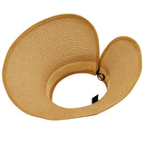 Pack and Go Paper Straw Wide Roll-Up Sun Hat