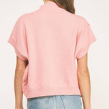 Strut & Bolt - Floral Embroidered Knit Top