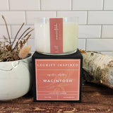 Legrify Inspired Luxury Candles & Home Fragrance - Macintosh Classic Glass 2 Wick Soy Candle