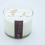 Legrify Inspired Luxury Candles & Home Fragrance - Brown Sugar Fig Classic Glass 2 Wick Soy Candle