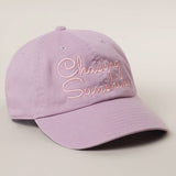 Fashion City - Chasing Sunshine Embroidered Baseball Cap