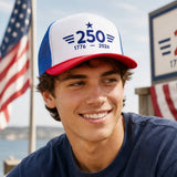 Fashion City - 250 ANNIVERSARY 1775-2026 Foam Mesh Back Trucker Hat