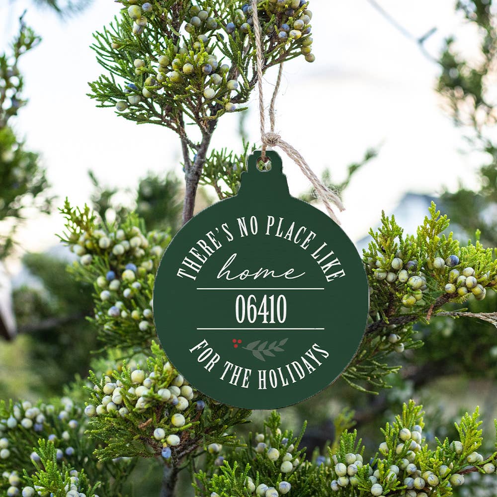 Rustic Marlin - Personalized There's No Place Like Home Bulb Ornament