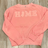 Home Sweatshirt- Pink