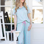 The Royal Standard - Brighton Terrace Sleep Pants   Emerald Coast/Pink   -Asst.