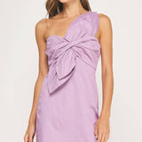 Strut & Bolt - Knotted Flower Bow Mini Dress