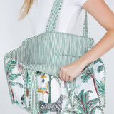 LA Soul - Jungle Quilted Tote Bag (BG-46)