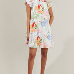 Sugarlips - Juliet Floral Garden Lauren Shift Mini Dress
