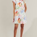 Sugarlips - Juliet Floral Garden Lauren Shift Mini Dress