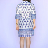 Dolma - Amelia Dress - Navy White