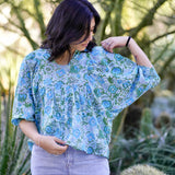 Dolma - Anjou Top O/S Turquoise Sage