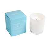 Hillhouse Naturals/Field+Fleur - Sea Salt Candle In White Glass In Box 9oz Ctn.6
