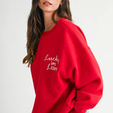 AEMI + CO - 9134GK Modern Vintage Graphic Fleece Pullover