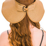 Pack and Go Paper Straw Wide Roll-Up Sun Hat
