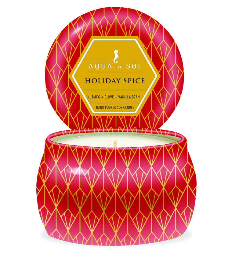 The SOi Company - Holiday Spice  9oz Holiday Soy Candles Tin