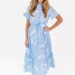 J.Marie Collections - Charlotte Button Up Midi Dress