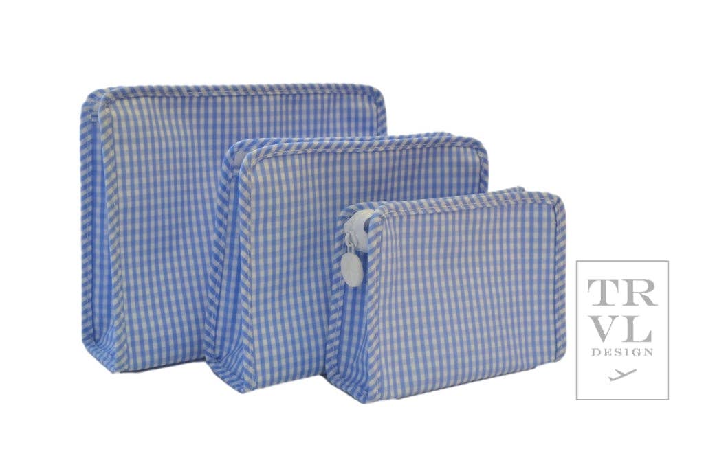 TRVL Design - Roadie Large - Gingham Sky