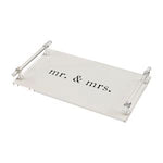 Mr and Mrs Acrylic Tray