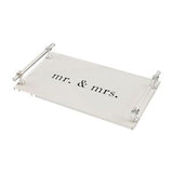 Mr and Mrs Acrylic Tray