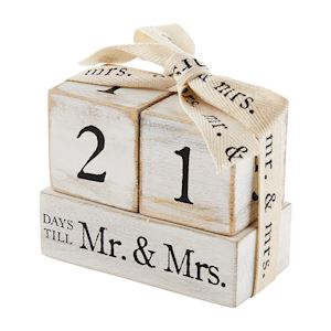 Countdown to Mr and Mrs Block Set