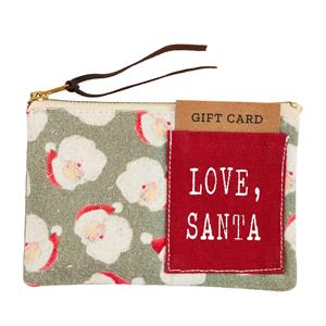 Xmas pouch with card holder