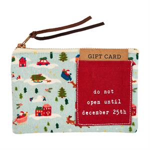 Xmas pouch with card holder