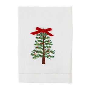 Embroidered Towel Christmas