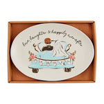 Mr & Mrs Get-Away Car Plate