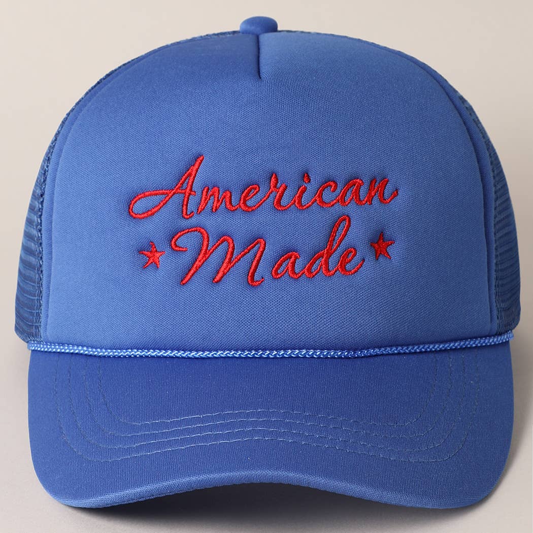 Fashion City - American Made Embroidery Mesh Back Trucker Hat