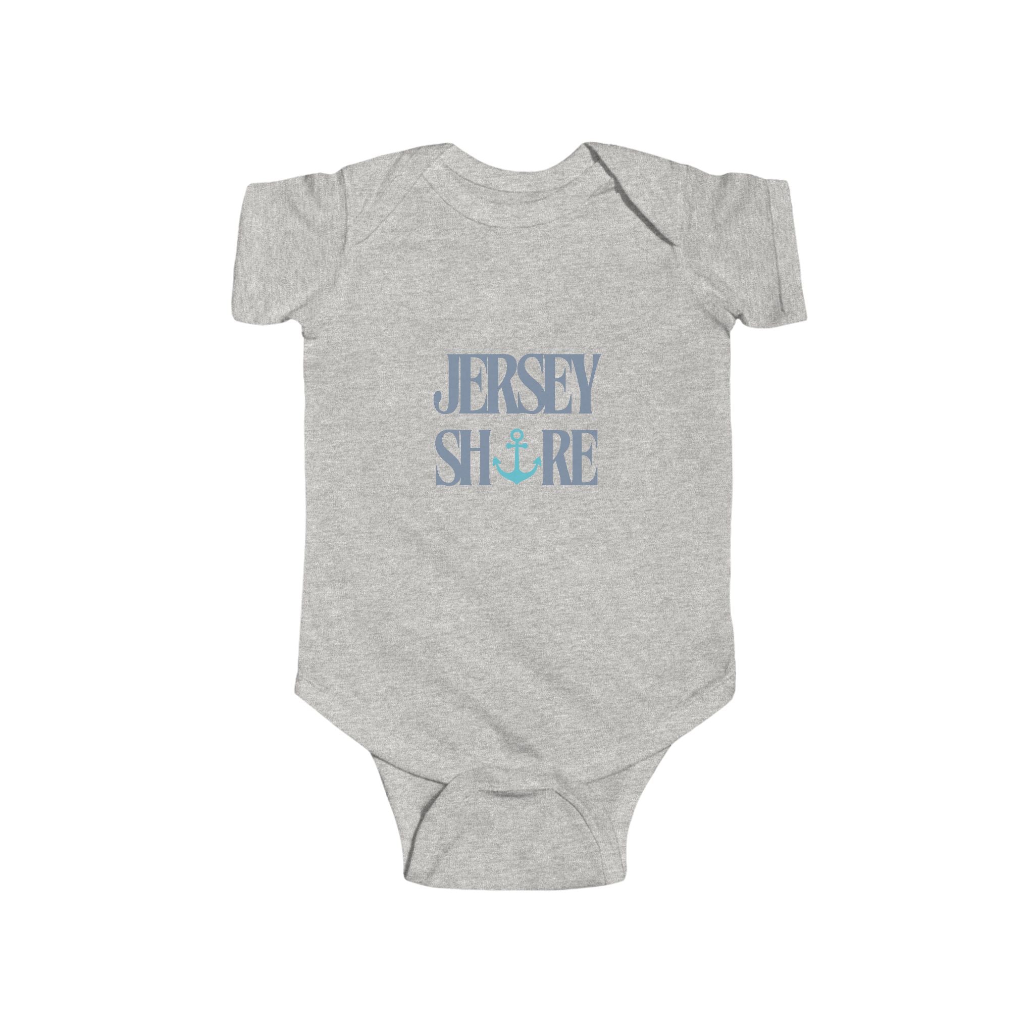 Jersey Shore Infant Bodysuit - Cute Anchor Design for Baby Beach Lovers