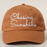 Fashion City - Chasing Sunshine Embroidered Baseball Cap