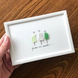 Sook & Hook - Christmas Trees Sea Glass Art
