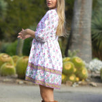 Dolma - Zadie Block Printed Mini Dress