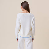 Able - AT2999 Sardine embroidered sweater