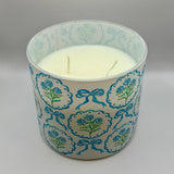 Rebecca Illustrated - BLUE HYDRANGEAS - Candle