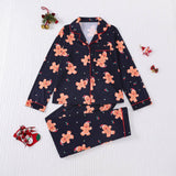 Rosa Clothing - Cozy & Soft Christmas Theme Print Long Pajama Set